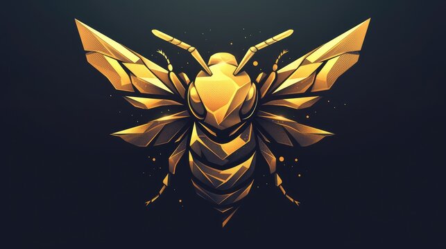 The Bee Logo is versatile and can be used for various purposes such as an icon sign logo and more