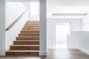 Modern Hallway With Staircase