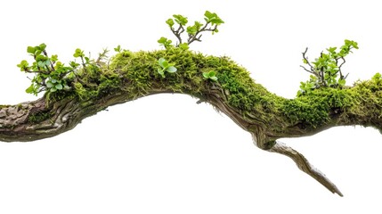 Moss-Covered Tree Branch