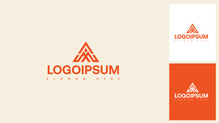 Modern Abstract Shapes Company Logo