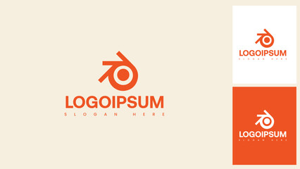 Modern Abstract Shapes Company Logo