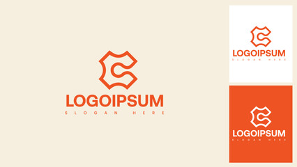 Modern Abstract Shapes Company Logo