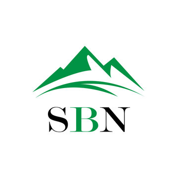 SBN letter logo design on white background. Creative  modern SBN letter logo design. Vector design.
Letters SBN, SBN logo  vector template.