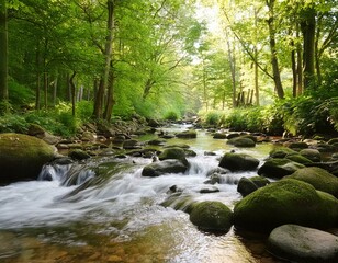 Stream in the forest