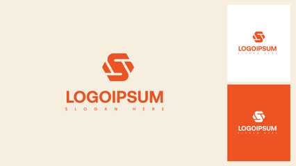 Modern Abstract Shapes Company Logo