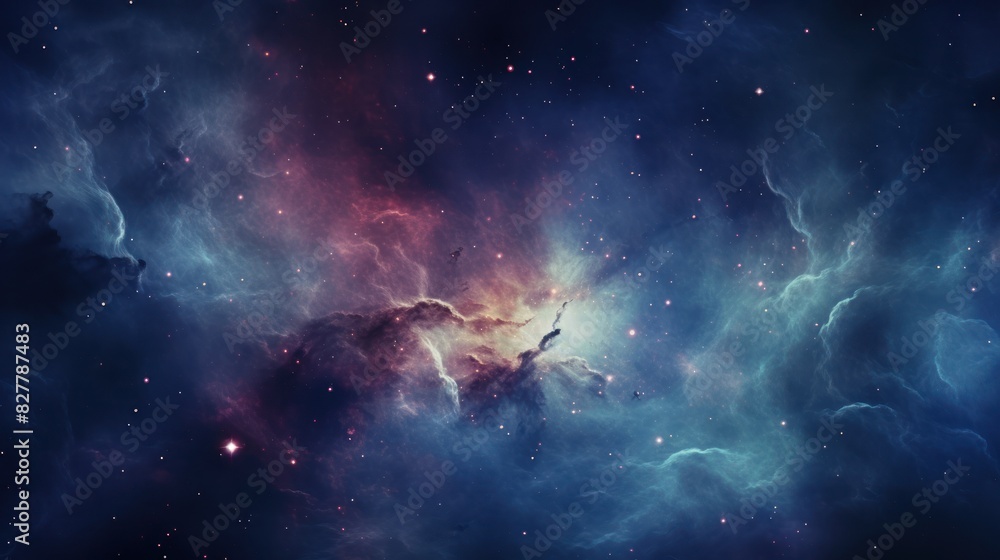 Canvas Prints nebula or galaxy in deep space,