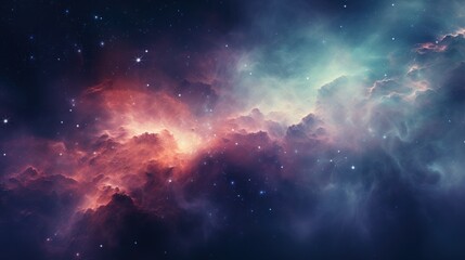 nebula or galaxy in deep space, 