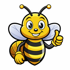 icon-of-a-big-honey-bee-giving-a-thumbs-up-and-smi