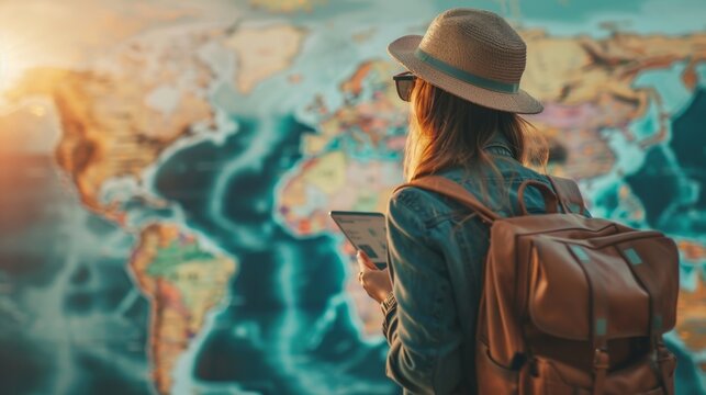 A user takes advantage of their AI travel planners language translation feature as they plan an international trip ensuring smooth communication and cultural immersion.