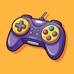 Joystick  video game controller isolated Console Joypad  Vector © DesignerKamran99