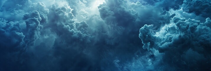 Fototapeta premium Fading blue background