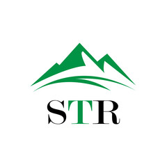 STR letter logo design on white background. Creative  modern STR letter logo design. Vector design.
Letters STR, STR logo  vector template.