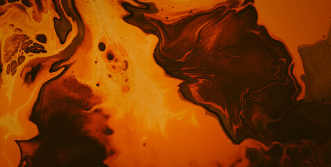 The Enchanting Dance: Free-Flowing Colors in Liquid Art with an Ethereal Touch