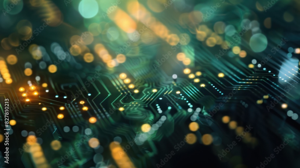 Poster digital backdround, technological operations, neural networks