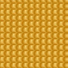 Abstract gold volumetric background. Geometric pattern.