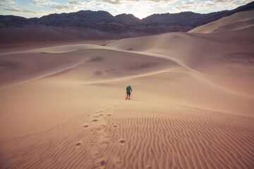 Hike in the desert