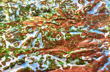  dirty art background made of crumpled paper multicolored