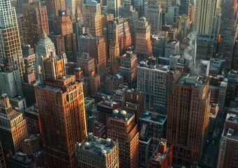 Aerial Panorama of New York City