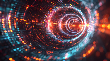 Powerful Transformative Data Vortex Visualizing the Future of Artificial Intelligence