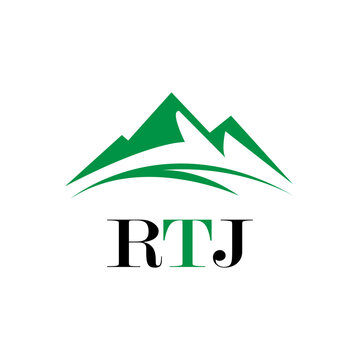 RTJ letter logo design on white background. Creative  modern RTJ letter logo design. Vector design.
Letters RTJ, RTJ logo  vector template. 