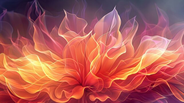 Blazing Efflorescence: A Metaphorical Masterpiece