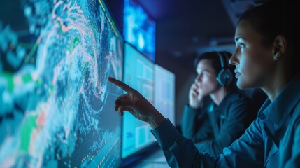 A team of experts is employing the latest techniques in big data analysis to improve weather forecasting models.