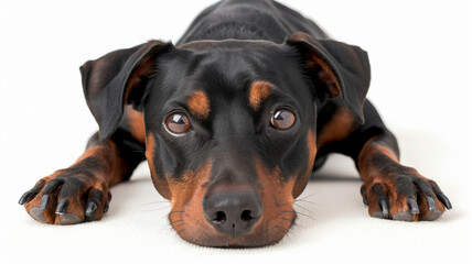 Obraz premium dachshund dog isolated on white