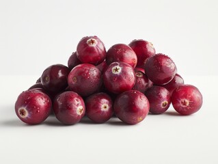 Fototapeta premium Stack of Cranberries