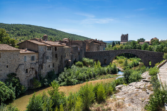 Medieval village of Lagrasse in the south of France