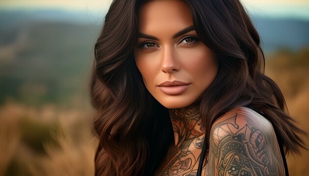 Est&aacute; tatuada.