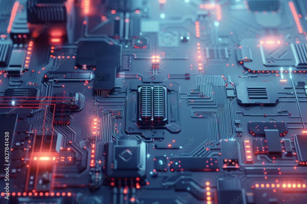 Aufkleber electronic computer hardware technology. circuit board. digital chip background.