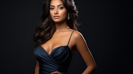 Naklejka premium Beautiful young woman UHD Wallpaper
