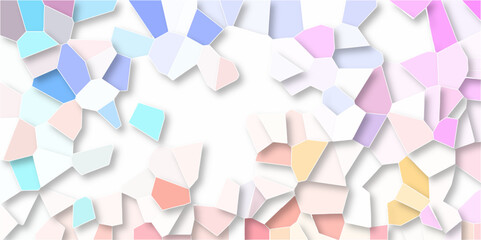 Abstract colorful background with triangles. background of crystallized. Pastel light mint colors stone tile pattern. Cement kitchen decor. Mint marble bath floor. Fabric vintage print. vector.