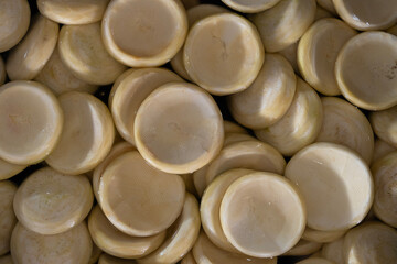 fresh artichokes from the market