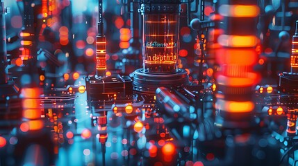 Obraz premium Digital Fortress Protection