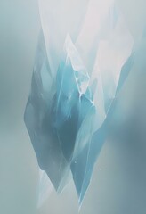 muted tones, 3.5mm film, minimalist, ice. Generative AI.	
