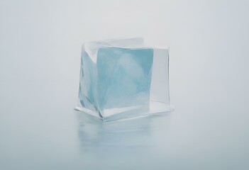 muted tones, 3.5mm film, minimalist, ice. Generative AI.	
