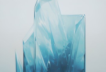 muted tones, 3.5mm film, minimalist, ice. Generative AI.	
