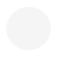 手描きの白/薄いグレーの丸 - シンプルでかわいいフレーム･あしらいのデザイン素材