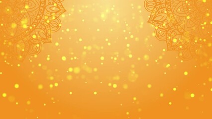 	
Abstract Golden mandala art 4k video footage, Floral vintage decorative element's, Mandala animation with seamless looping, Editable background.	