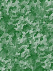 Military camouflage. Abstract green pattern.