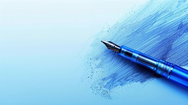 National Ballpoint Pen Day with space area for text