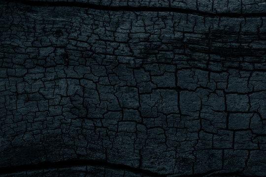 cracked wood black background or texture