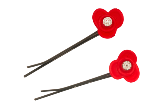 Red magic wand isolated on white background