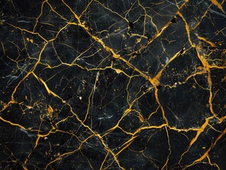 Top view image of a ground surface in a vivid hue, showcasing a dramatic collapse and spiderweb-like cracks, isolated on a solid black background.