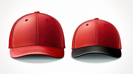 Fototapeta premium Red baseball cap UHD Wallpaper