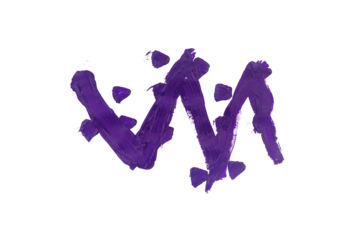 Pastel Oil Painted Isolated on A Transparent Background