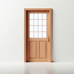 Obraz premium Home door isolated on a white background