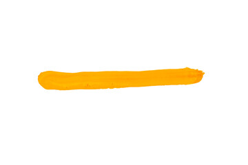 Yellow paint Isolated on A Transparent Background