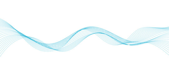 abstract blue wave background